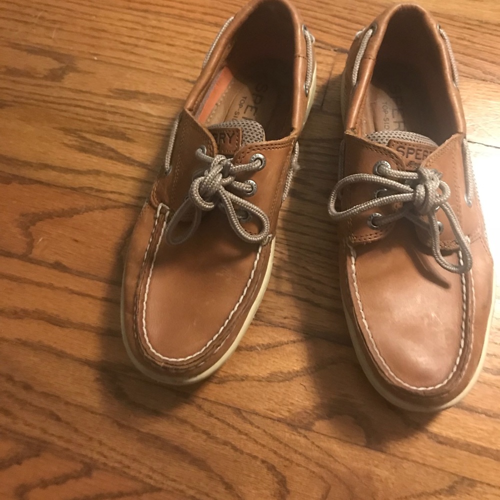 Tan Sperry Top-Sider